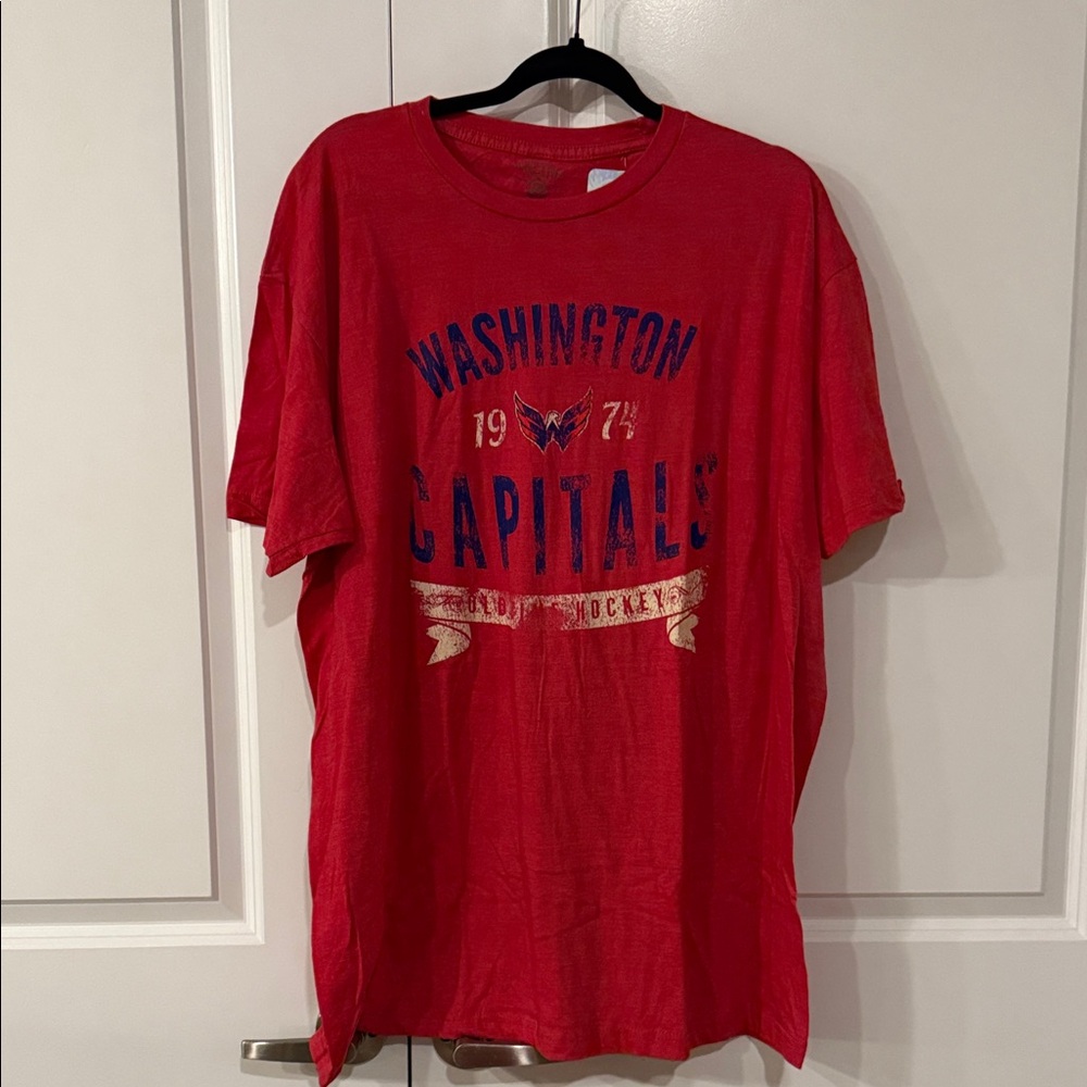 NWT Washington Capitals Red Short Sleeve Tee size 2XL